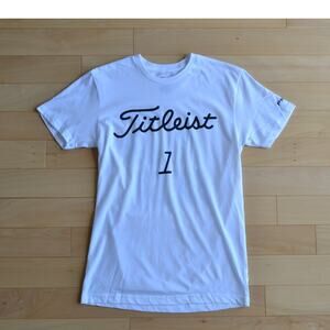 Titleist Pro V1 White T Shirt Tee Size Small